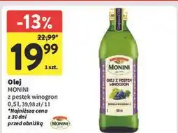 Intermarche Olej z pestek winogron Monini oferta