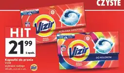 Intermarche Kapsułki do prania alpejska świeżość Vizir All In One Pods oferta