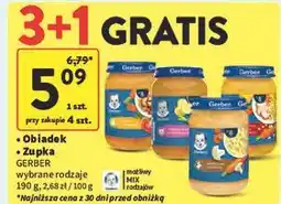 Intermarche Obiadek bukiet jarzyn z cielęciną i kluseczkami Gerber oferta