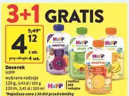 Intermarche Mus gruszki-banany-winogrona Hipp Hippis Sport oferta