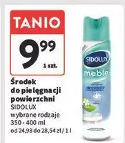 Intermarche Aerozol przeciw kurzowi aloes Sidolux Meble oferta