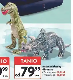 Intermarche Dinozaur dmuchany triceratops oferta