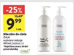 Intermarche Mleczko do ciała Ziaja Masło Kakaowe oferta