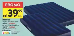 Intermarche Materac dmuchany 137 x 191 25 cm Intex oferta