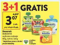 Intermarche Owoce z jogurtem w tubce truskawki-maliny Bobovita Jogomi! oferta
