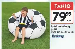 Intermarche Fotel dmuchany piłka nożna Bestway oferta