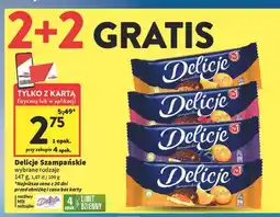 Intermarche Ciastka z galaretką jagodową Delicje Szampańskie oferta