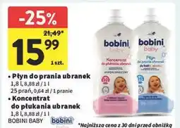 Intermarche Płyn do prania ubranek dziecięcych Bobini Baby oferta