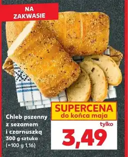 Kaufland Chleb pszenny z sezamem i czarnuszką oferta