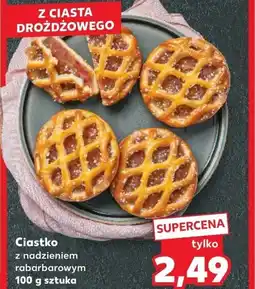Kaufland Ciastko z nadzieniem rabarbarowym oferta