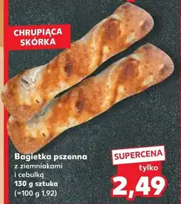 Kaufland Bagietka pszenna z ziemniakami i cebulką oferta
