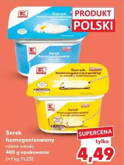 Kaufland Serek homogenizowany oferta