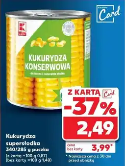 Kaufland Kukurydza supersłodka oferta