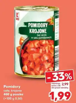 Kaufland Pomidory całe, krojone oferta