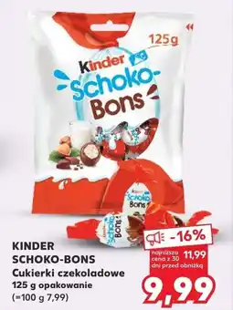 Kaufland KINDER SCHOKO-BONS Cukierki czekoladowe oferta