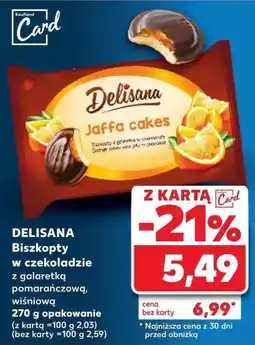 Kaufland DELISANA Biszkopty w czekoladzie oferta