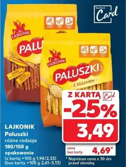 Kaufland LAJKONIK Paluszki oferta