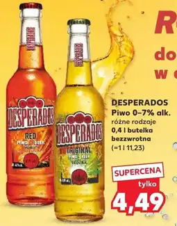 Kaufland DESPERADOS Piwo 0-7% alk. oferta