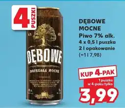 Kaufland DĘBOWE MOCNE Piwo 7% alk. oferta
