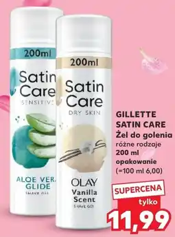Kaufland GILLETTE SATIN CARE Żel do golenia oferta