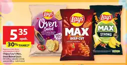 Auchan Chipsy cheese & cayenne Lay's Max Strong oferta