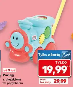 Kaufland Pociąg z drążkiem do popychania oferta
