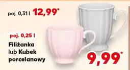 Kaufland Filiżanka lub Kubek porcelanowy oferta