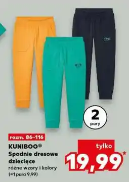 Kaufland KUNIBOO Spodnie dresowe dziecięce oferta