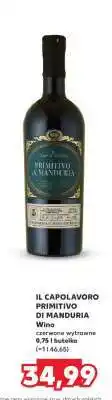 Kaufland IL CAPOLAVORO PRIMITIVO DI MANDURIA oferta