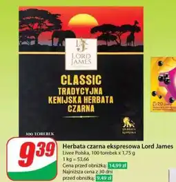 Dino Herbata czarna ekspresowa Lord James oferta
