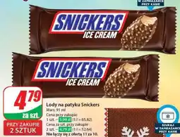 Dino Lody na patyku Snickers oferta
