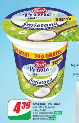 Dino Śmietana 18% Primo oferta
