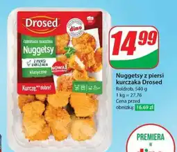 Dino Nuggetsy z piersi kurczaka Drosed oferta