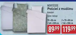 ALDI NOVITESSE Pościel z muślinu oferta