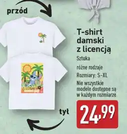 ALDI T-shirt damski z licencją oferta