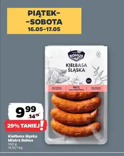 Netto Kiełbasa śląska Mistrz Rohus oferta