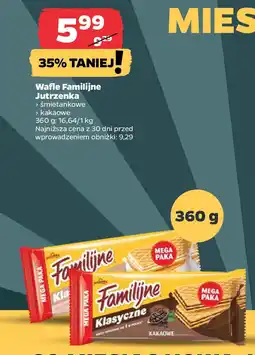 Netto Wafle Familijne Jutrzenka oferta