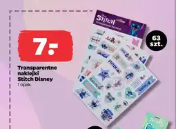 Netto Transparentne naklejki Stitch Disney oferta