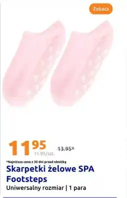 Action Skarpetki żelowe SPA Footsteps oferta
