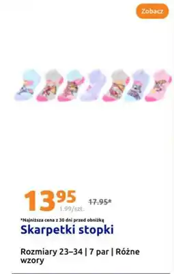Action Skarpetki stopki oferta