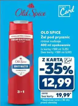 Kaufland OLD SPICE Żel pod prysznic różne rodzaje 400 ml opakowanie oferta