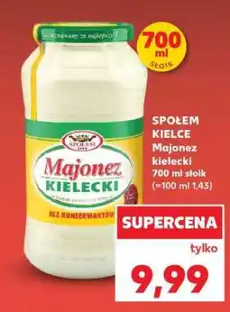 Kaufland Majonez kielecki 700 ml słoik oferta