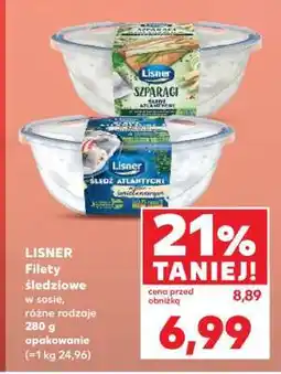 Kaufland LISNER Filety śledziowe w sosie, różne rodzaje oferta