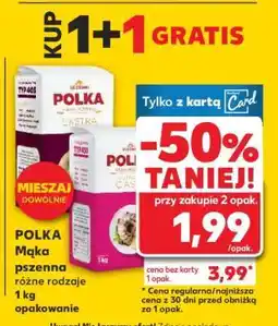 Kaufland POLKA Mąka pszenna różne rodzaje 1 kg opakowanie oferta