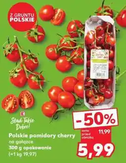 Kaufland Polskie pomidory Cherry na gałązce oferta