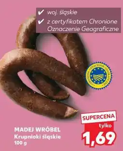 Kaufland MADEJ WRÓBEL Krupnioki śląskie 100 g oferta