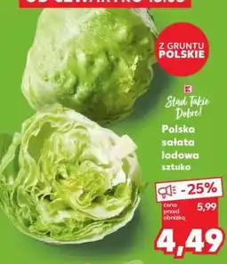 Kaufland Polska sałata lodowa sztuka oferta
