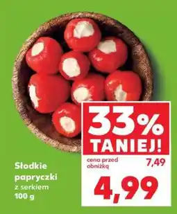 Kaufland Słodkie papryczki z serkiem 100 g oferta