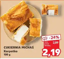 Kaufland CUKIERNIA MICHAŚ Karpatka 100 g oferta