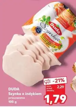 Kaufland DUDA Szynka z indykiem prasowana 100 g oferta